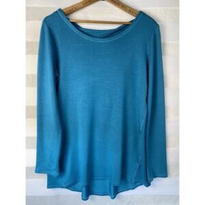 Work Shop Republic Clothing Long Sleeve Bow Back Blouse Women Size Small Shirt